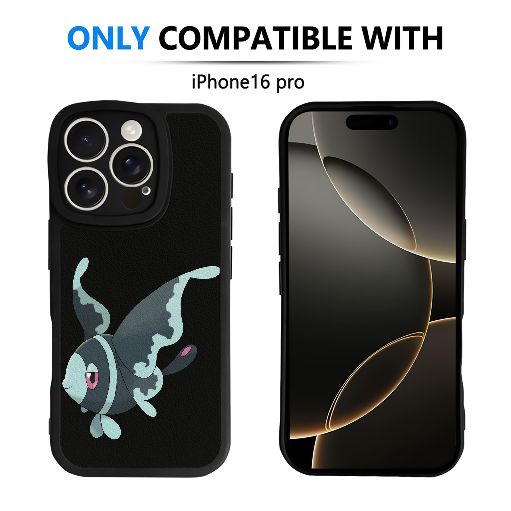 （画像用） ポケットモンスター Pokémon 【iPhone 16シリーズ対応】シリコンスマホケース（レザー調） 材質：シリコン